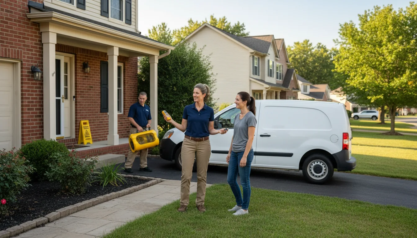 Water restoration image for Water Damage & Restoration Services in Talladega, AL